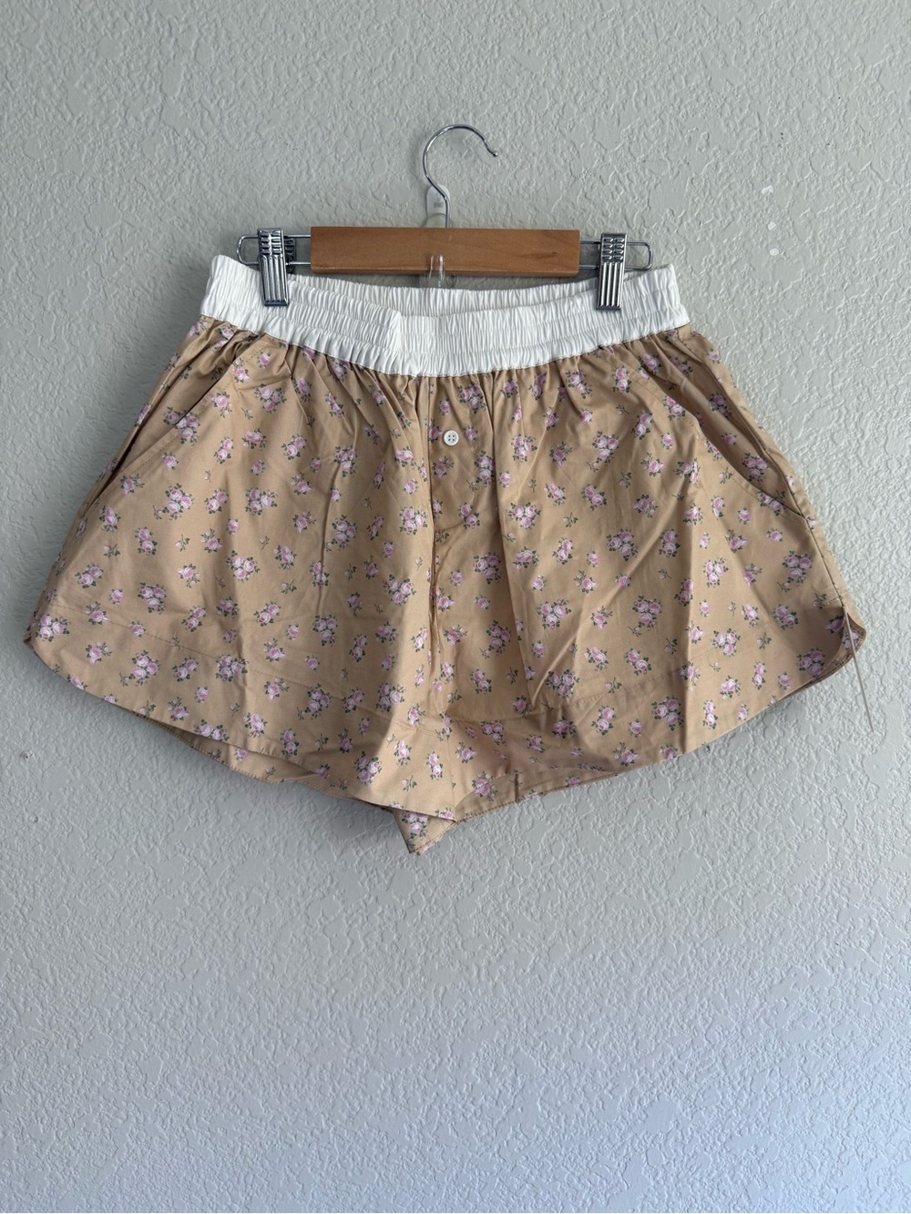 FOR LOVE & LEMONS TAMREN BOXER SHORT TAN
